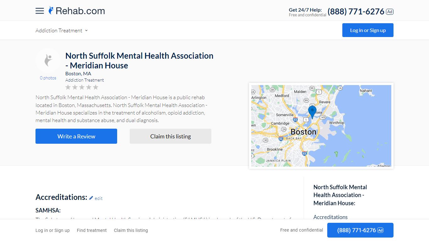 North Suffolk Mental Health Association - Meridian House